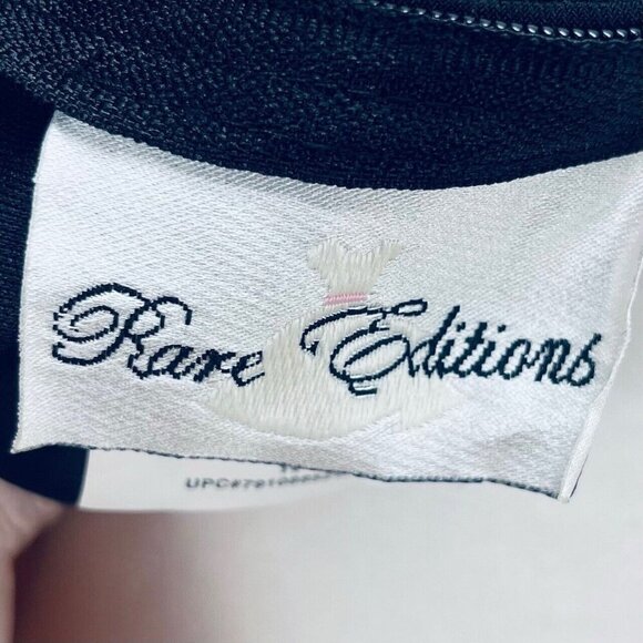 Rare Edition Dress Size 10 Women’s Lace-Trim Halter Sleeveles Beige Black New - Picture 12 of 14